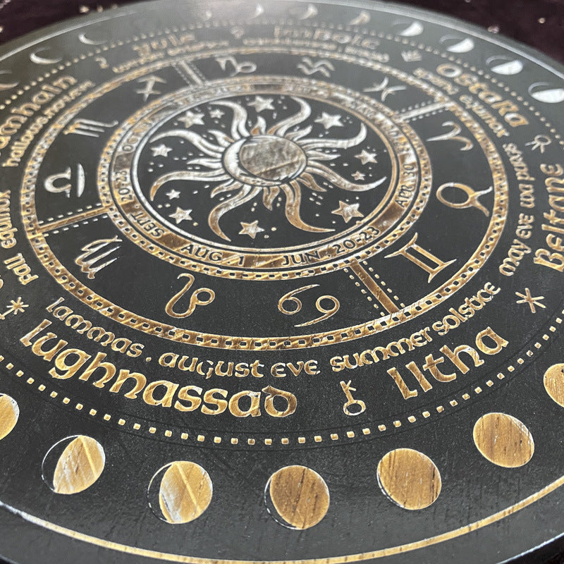 Astrolabe Altar Crystal Grid and Calendar