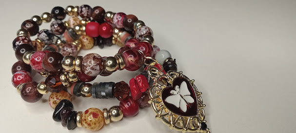 The Moth and The Flame Bracelet Stack