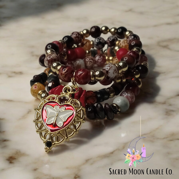 The Moth and The Flame Bracelet Stack