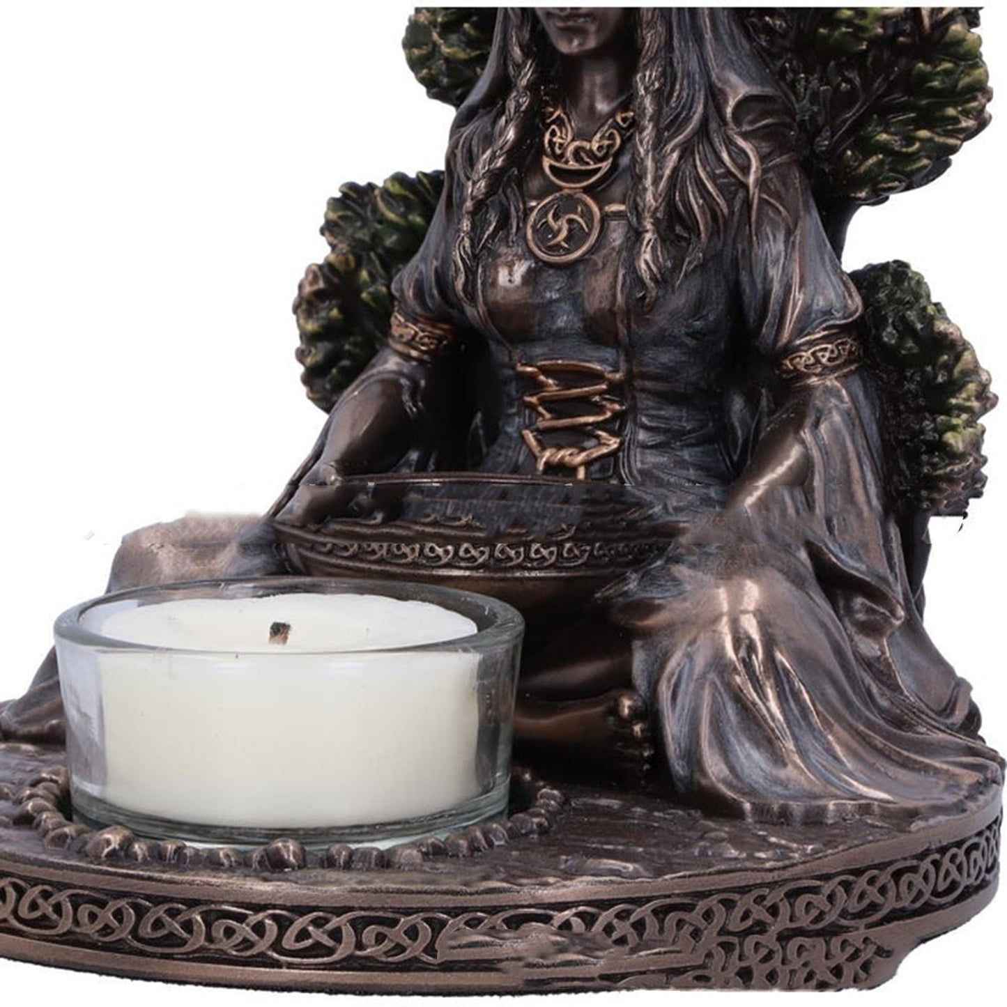 Celtic Goddess Danu Tealight Candle Holder