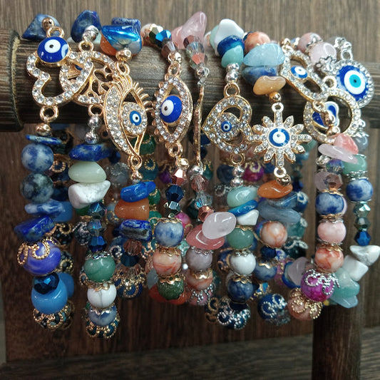 Stackable Evil Eye Bracelets