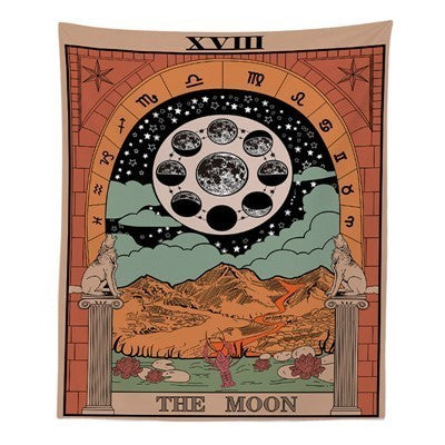 A Hand-painted Sun Goddess Divination Tapestry Hung On The Wall