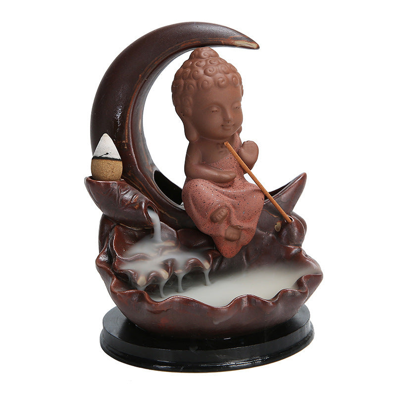 Tathagata (Enlightened One)  Incense Burner Agarwood