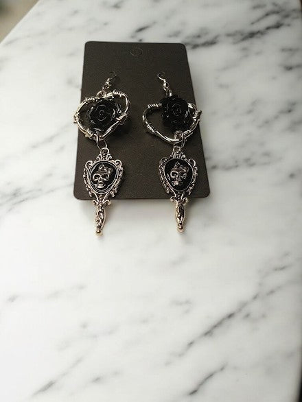 "Beautiful Death" Dangle Earrings