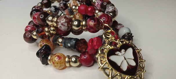 The Moth and The Flame Bracelet Stack