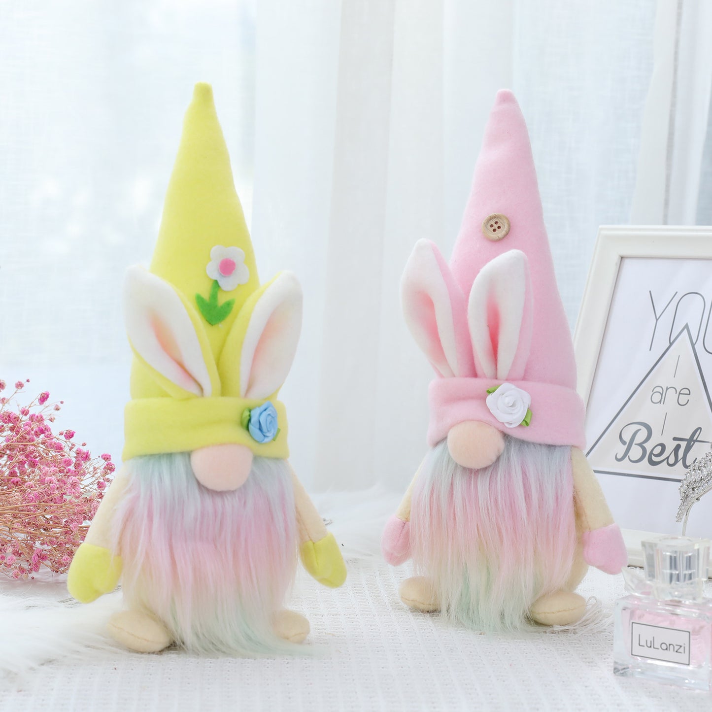 Easter Pastel Rabbit Gnome Plush Dolls