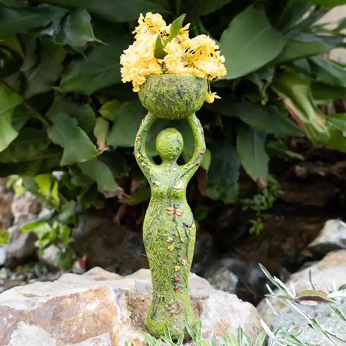 New Nature Altar Goddess Totem Tea Lamp Resin Ornament