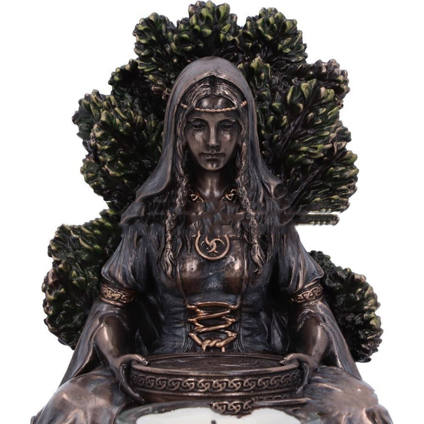 Celtic Goddess Danu Tealight Candle Holder