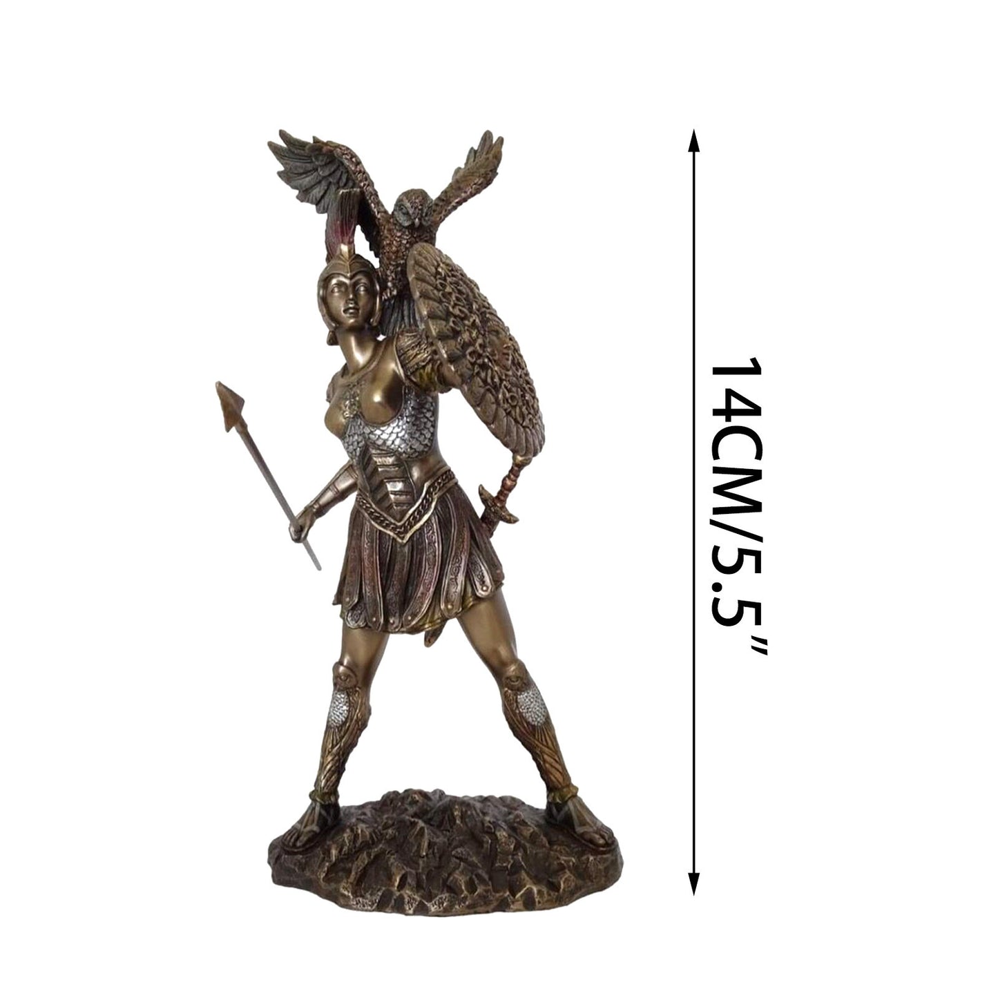 Athena Goddess of Wisdom and War Resin Statue