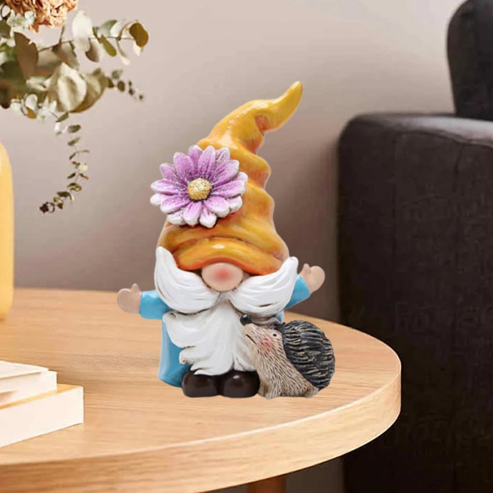 Garden Gnome Resin Figurine Faceless Doll