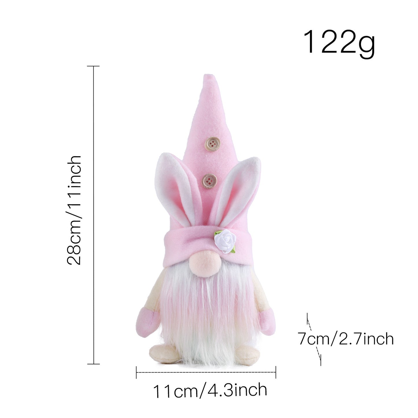 Easter Pastel Rabbit Gnome Plush Dolls