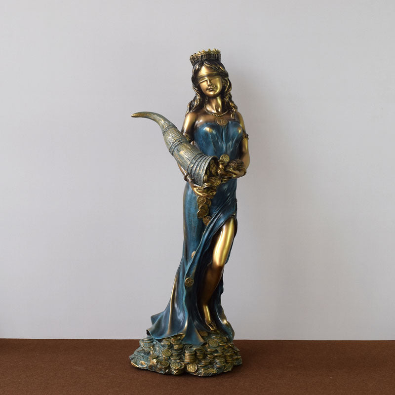 Tyche Goddess Of Wealth Statue