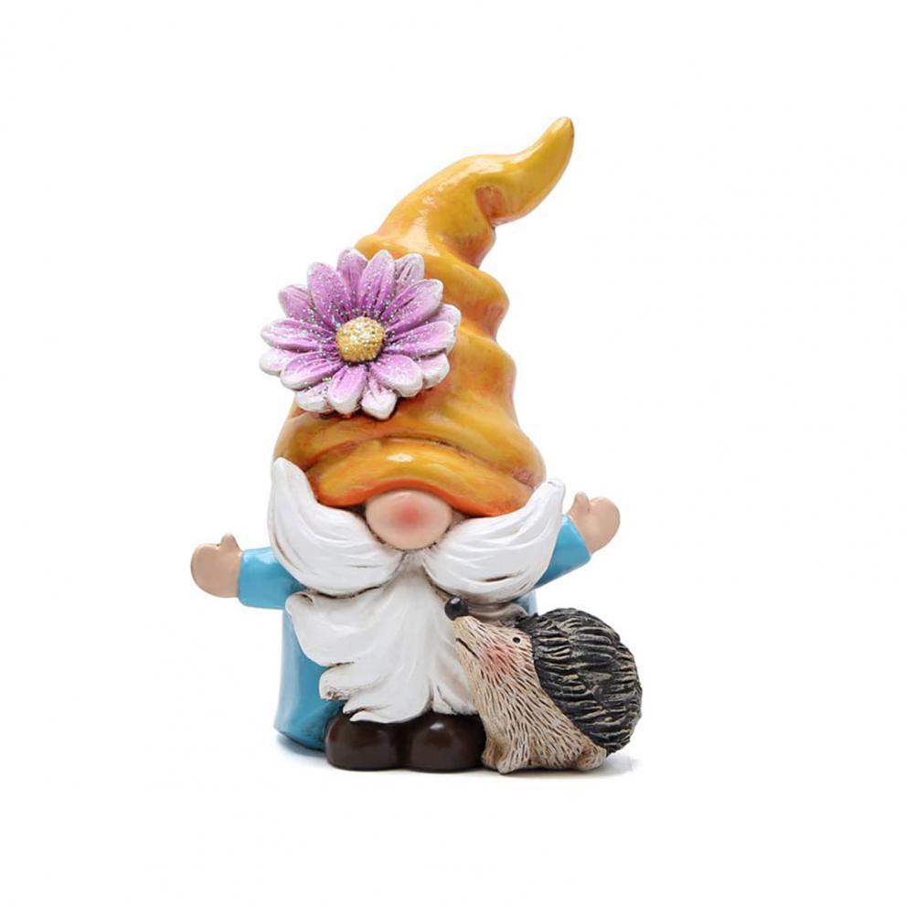 Garden Gnome Resin Figurine Faceless Doll