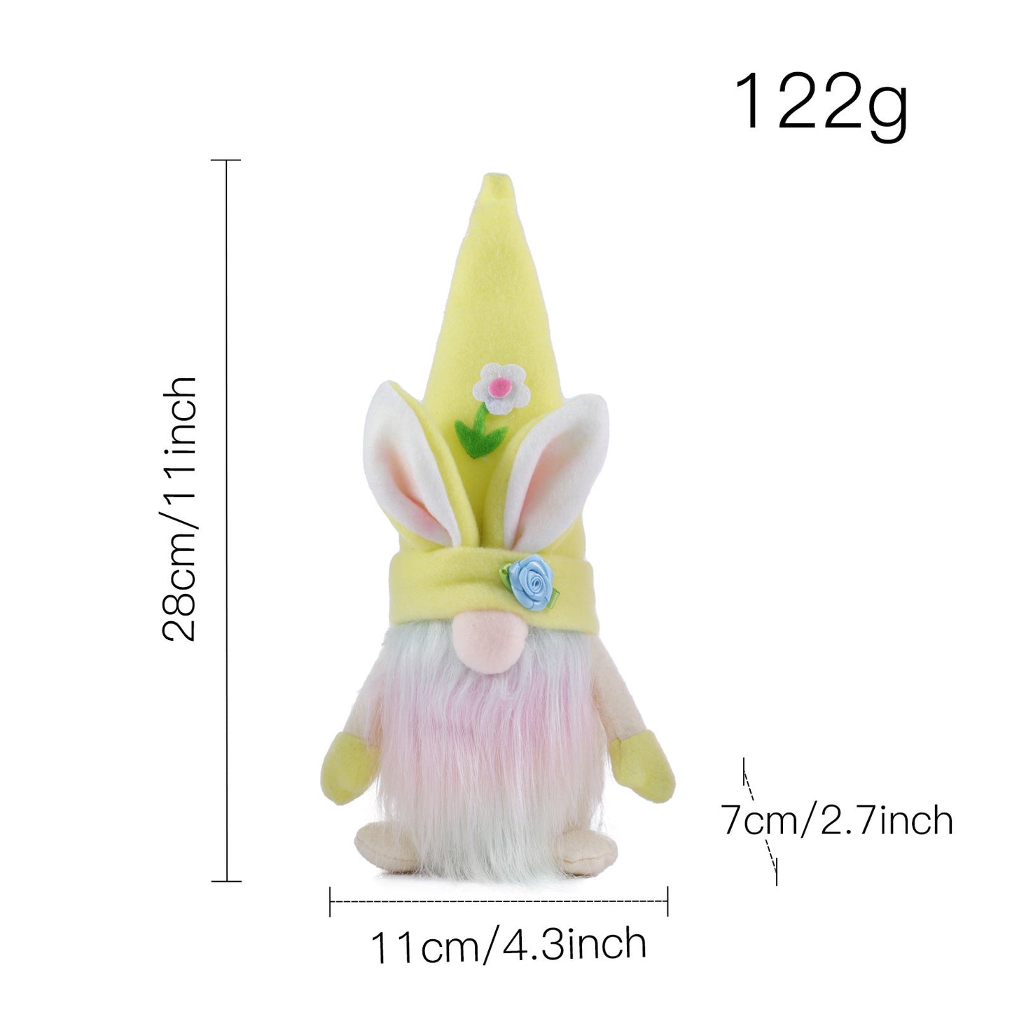 Easter Pastel Rabbit Gnome Plush Dolls