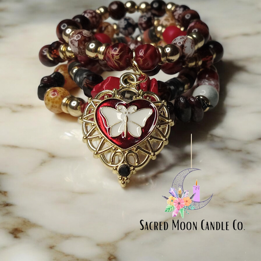 The Moth and The Flame Bracelet Stack