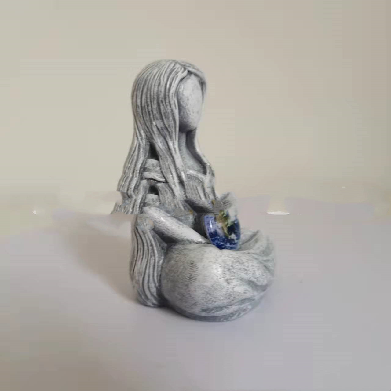 Gaia Embrace Earth Goddess Sculpture Resin Craft