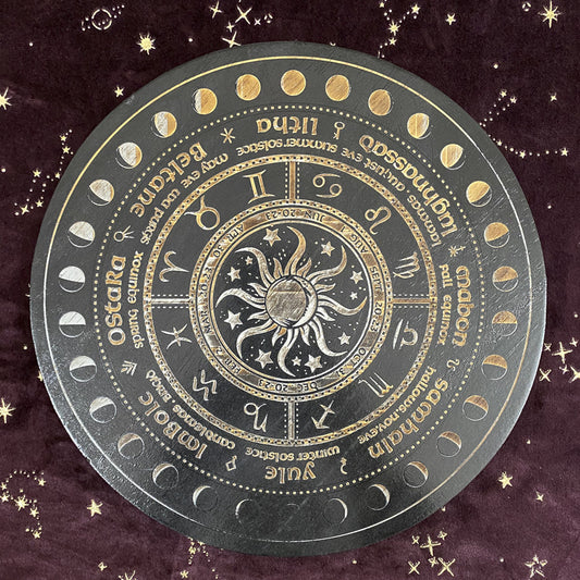 Astrolabe Altar Crystal Grid and Calendar