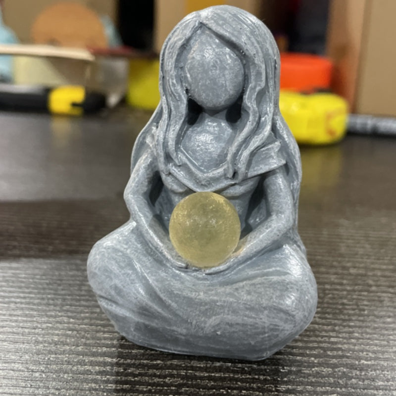 Moon Goddess Statue Resin Craft Pendulum Piece