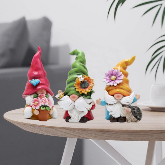 Garden Gnome Resin Figurine Faceless Doll