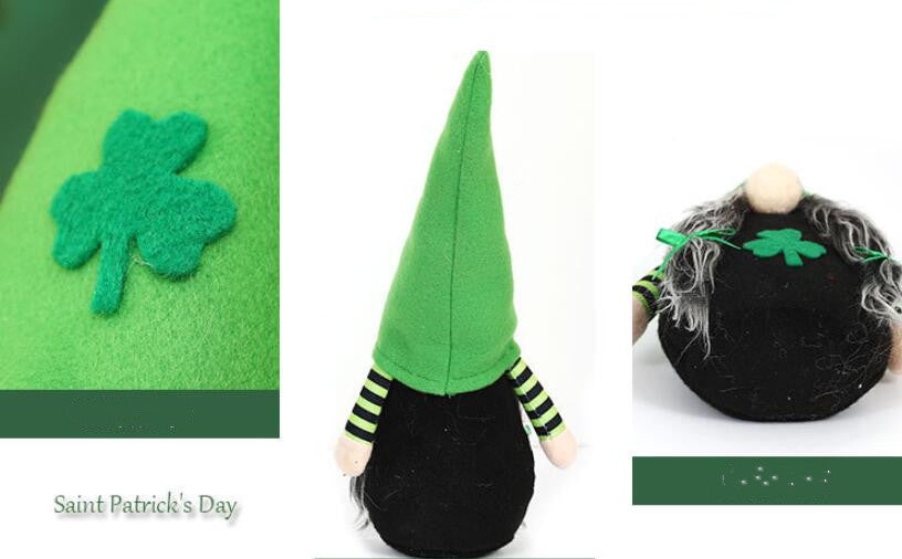 Irish St Patrick's Day Green Hat Gnome