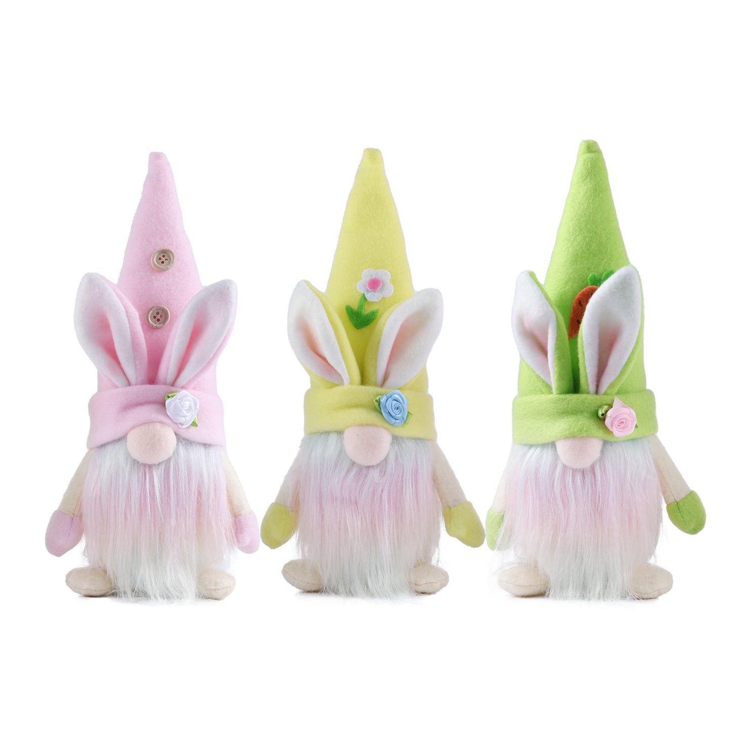 Easter Pastel Rabbit Gnome Plush Dolls