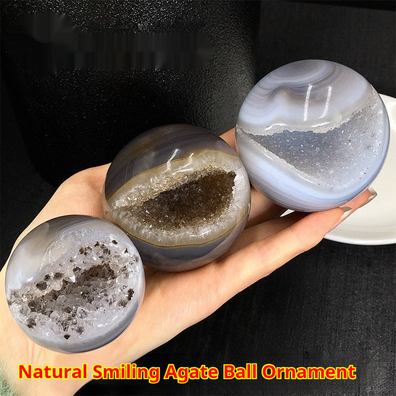 Natural Agate Crystal Cave Jack Purcell Crystal Ball