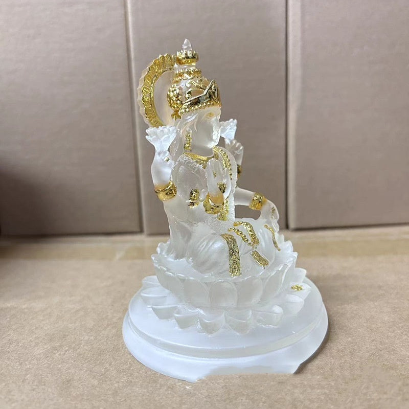 Lakshmi Ma Goddess Resin Miniature Altar Statue